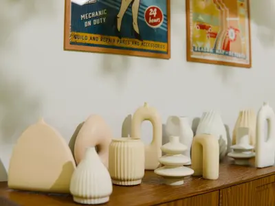 Design Vases 3D Model Pack  3D model