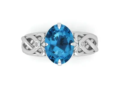 Celtic ring 3D print model