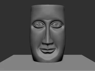 Face Side Table 3D model