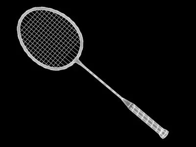 Badminton Racket 3D model