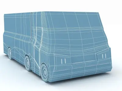 Generic Futuristic Truck 3D model