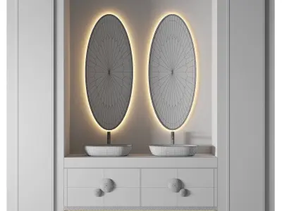 Luxury Bathroom 218 3D model