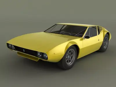 De Tomaso Mangusta 3D model