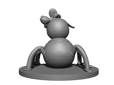 Momi Cha and Bobo the Spider  Halloween 3D print model