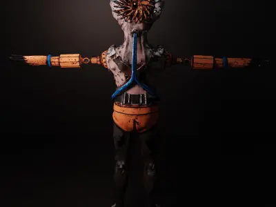 Humanoid Alien Creature named Cheed Free 3D model