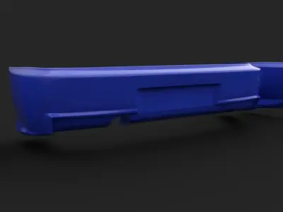 Body kit Subaru Impreza 1992 Bumper rear 3D model