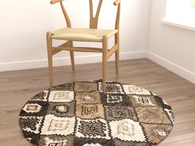 Rugs No 245 Low-poly 3D model