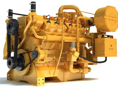Generator  Industrial Engine 3D model