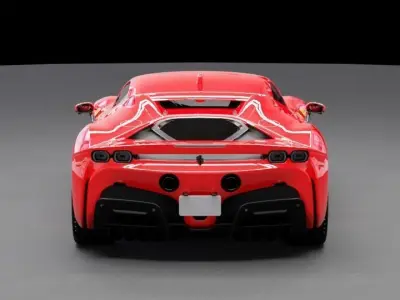 Ferrari SF90 3D model