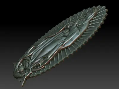 Virgin of Guadalupe 2 3D print model