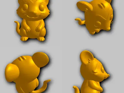 Rat - Kawaii Animals Collection 3D print model
