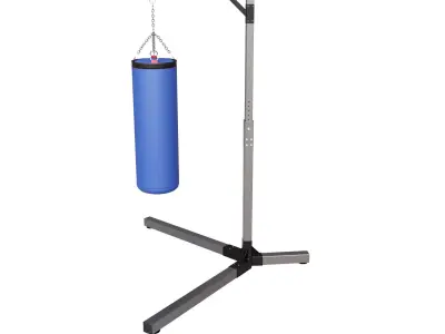 Punching bag Low-poly 3D model