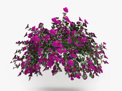 Balcony Flowers Free 3D model