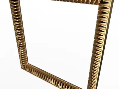 Classic Frame 034 Low-poly 3D model