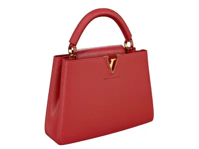 Louis Vuitton bag Capucines Red Leather 3D model