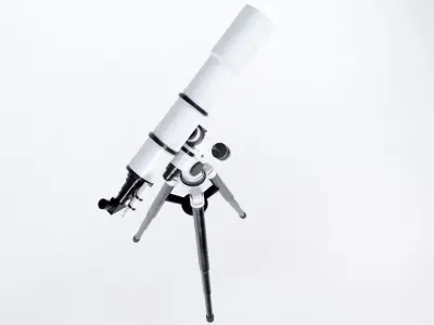 Astronomy Telescope  Low-poly 3D model