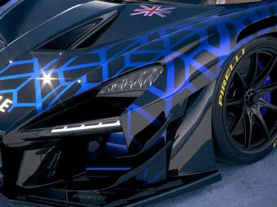 McLaren Senna GTR 2020 3D model