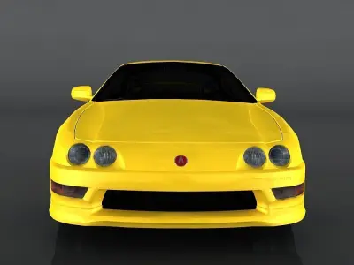 Acura Integra Coupe Low-poly 3D model
