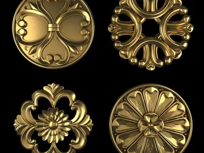 Rosettes 15 3D model