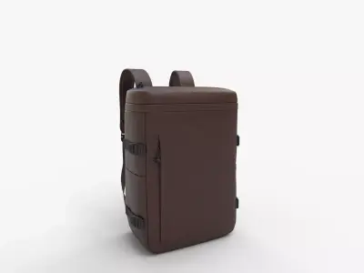 BANGE Expandable Mens Backpack Waterproof 3D model