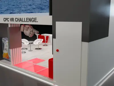 Booth Exhibition Stand a229c  3D model