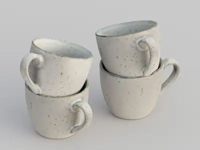 Broste Copenhagen Espresso Cup Low-poly 3D model