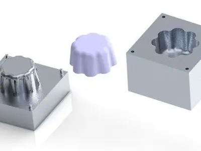 Knob Core Cavity - Molding - Children Learning 3D print model