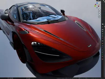 McLaren 3D model