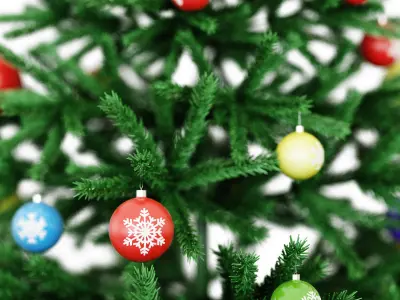Christmas Tree green 2016 3D model