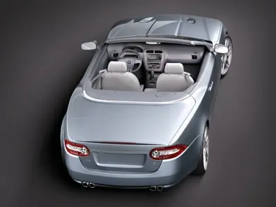 Jaguar XKR Convertible 3D model