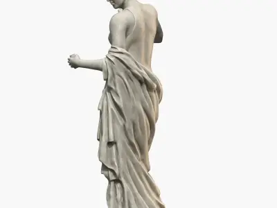 Venus statue of aphrodite 3D model
