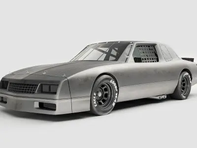 1986 Chevy Monte Carlo - Stock Car 3D model
