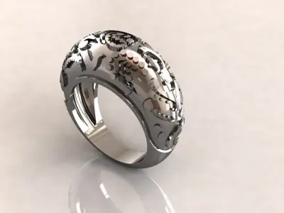 Ring Carrera y Carrera 3 3D print model