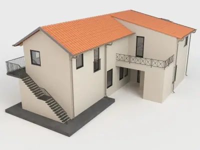  Vacation home Free 3D model