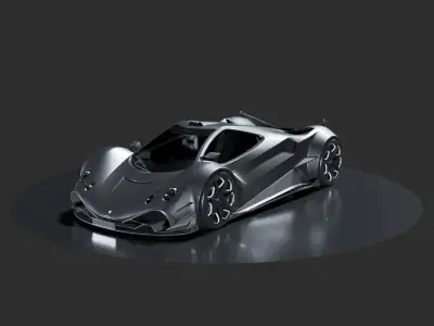 SubsultraGT Concept Car 3D model