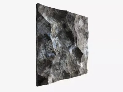 183-RockPanel rock on wall 3D model