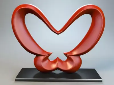 Abstract Figure 3D model 12