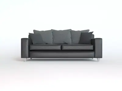 Sofa euro Leather 3D model