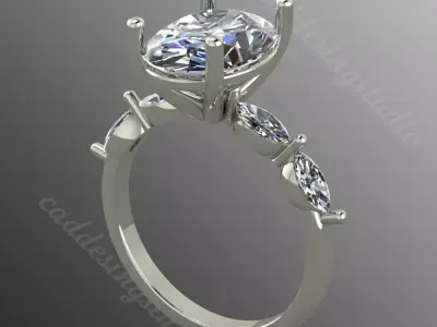 Ring bi156 3D print model