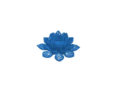 Realistic or Stylized 3D Flower Model  3D model