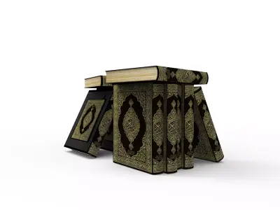 Quran 3d model 3D model