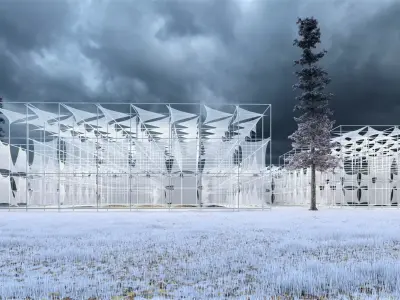 Modern Pavilion Exhibition Space 3D model