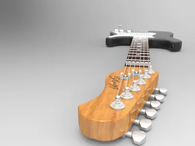 Electric Guitar 3D model