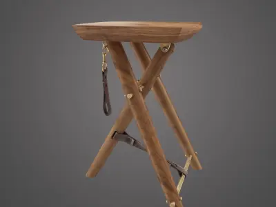 Langhorne Stool 3D model