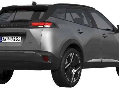 Peugeot e-2008 2024 3D model