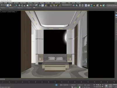 Modern Luxury Bedroom 3D model