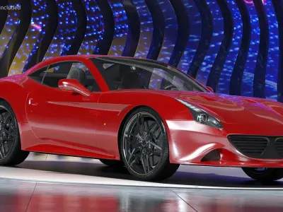 Generic Sport Car Rigged 3D model