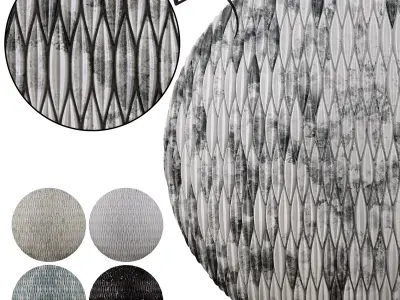 Modern 3D Ceramic Wall Tiles - Seamless Texture