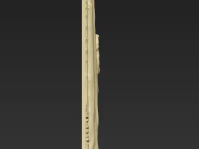 A Wolf in the Forest A126 3D print model