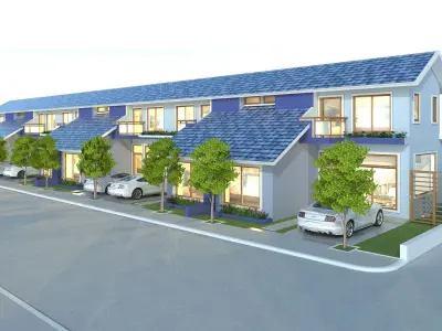 Link House 2 stories 3D model